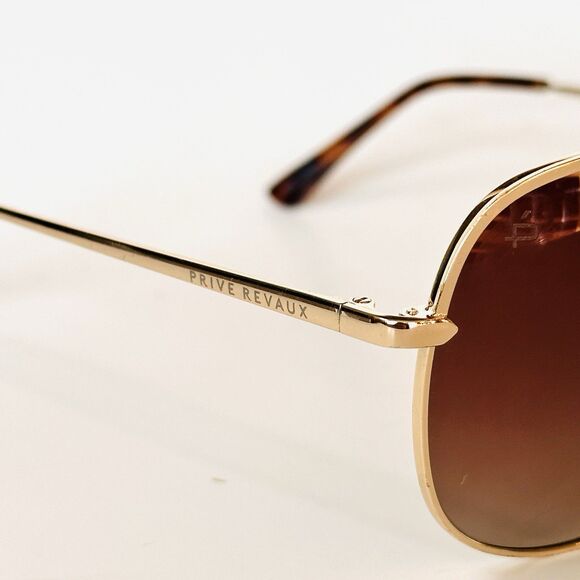 Prive Revaux Stunt Man Rose Gold Aviator Polarized Sunglasses 62-14-140 main image 5